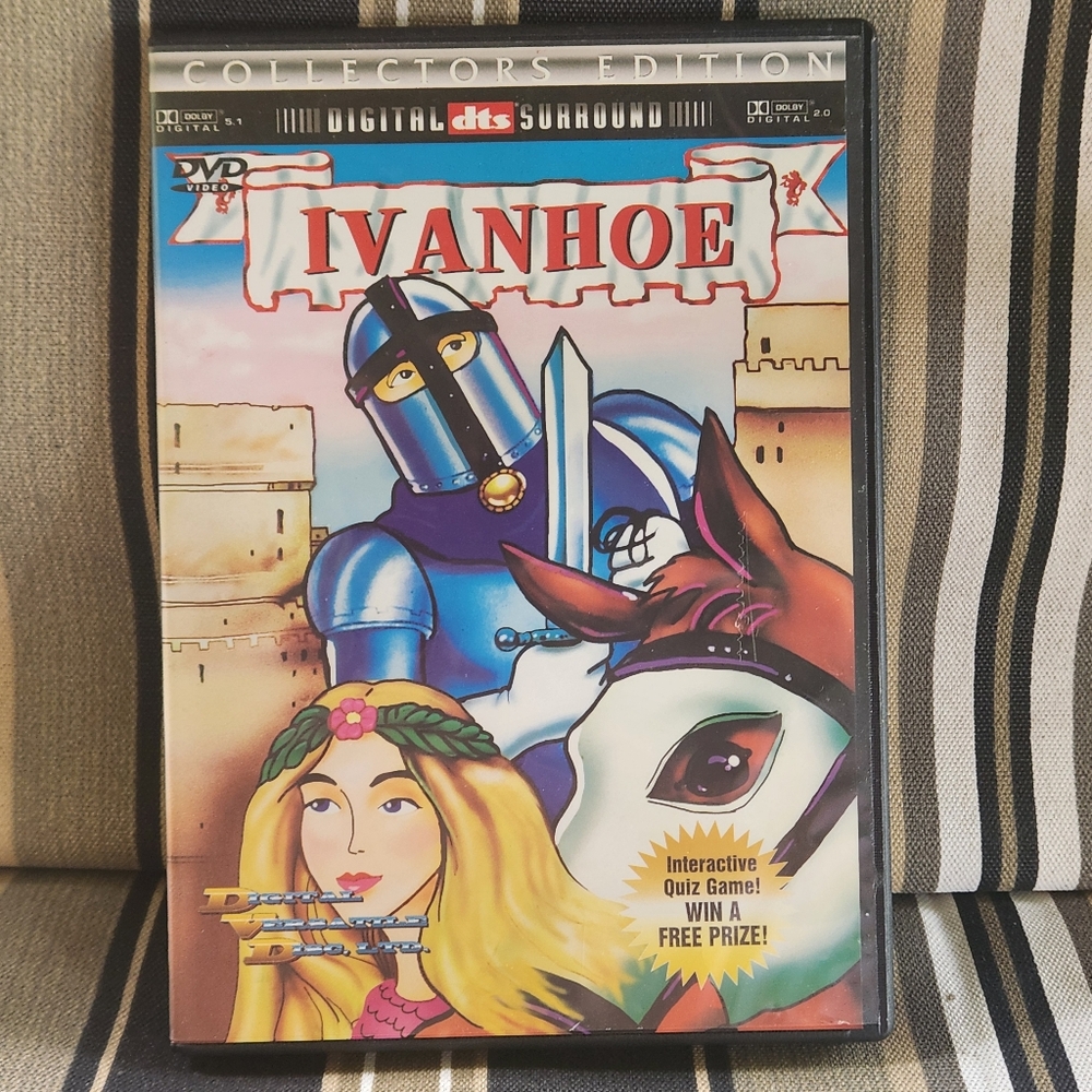 🔥 Ivanhoe  DVD Children's Movie Animation Animated